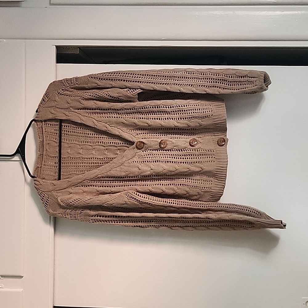 Brown Shein knit sweater